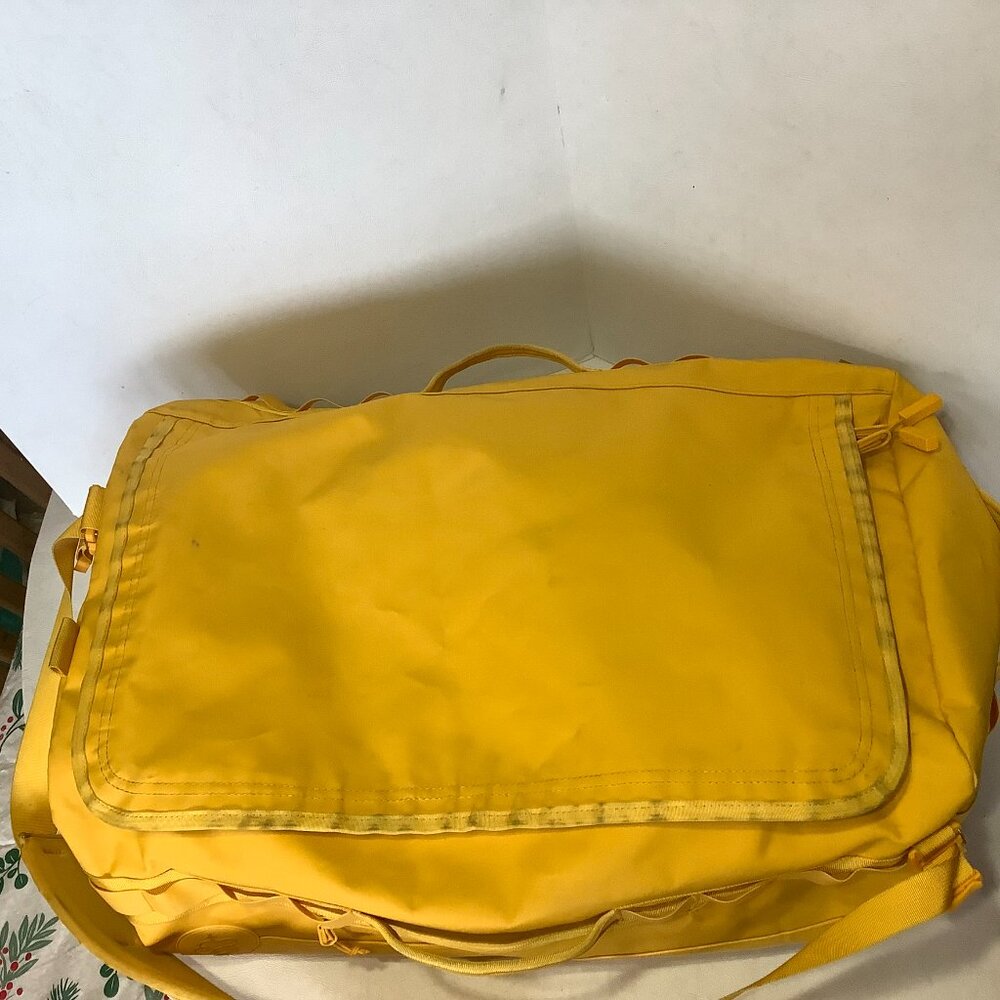 Baboon to the Moon Waterproof Large Travel Duffel Bag Yellow 22" x 14" x 9" - Picture 9 of 12